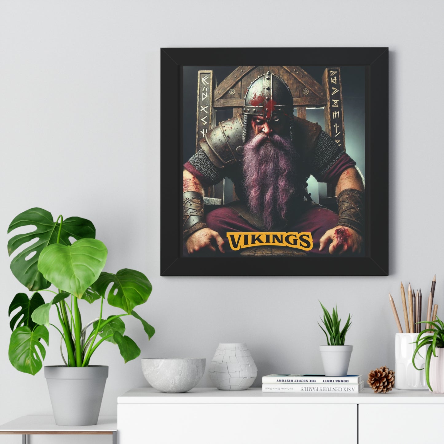 Vikings - Framed Vertical Poster