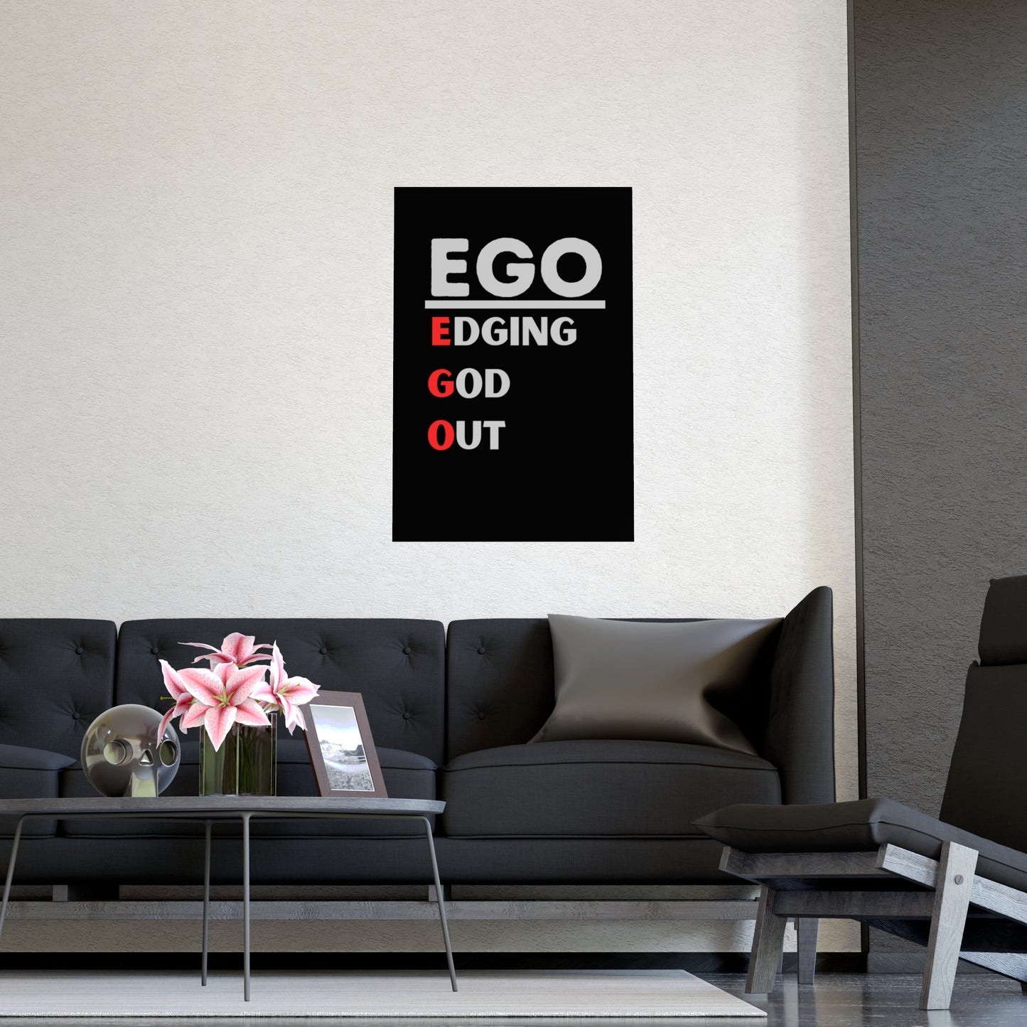 EGO - Vertical and Horizontal Matte Posters