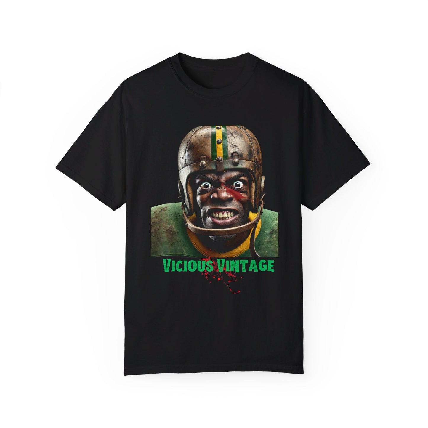 Vicious Vintage Packers -Unisex Garment-Dyed T-shirt