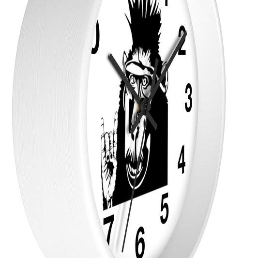 Rock Monkey - Wall clock