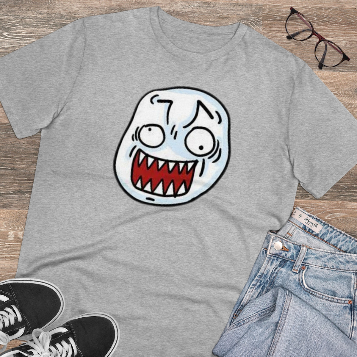 Angry Snowball - Organic Creator T-shirt - Unisex