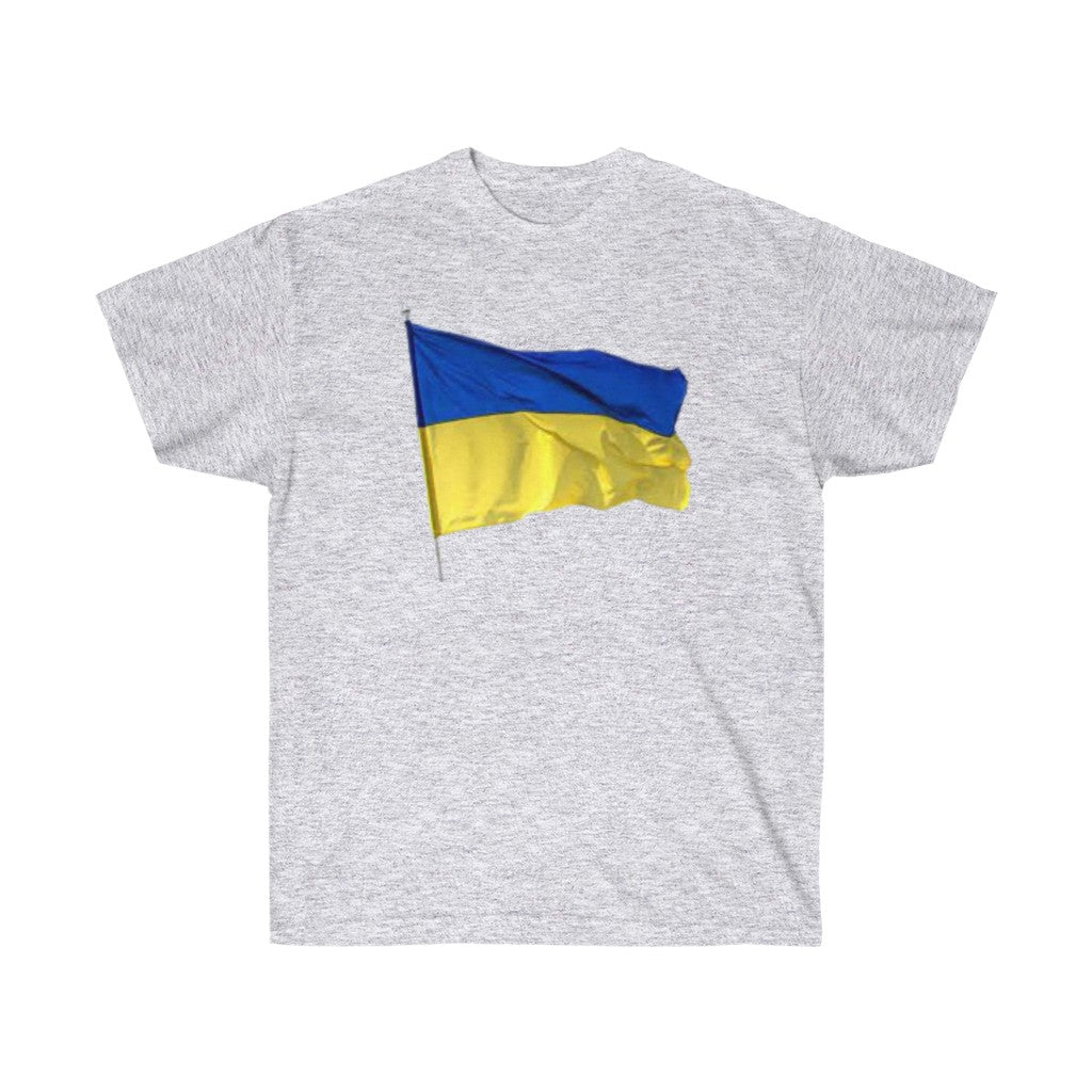 Ukraine Flag Unisex Ultra Cotton Tee