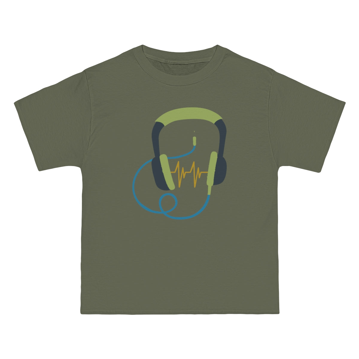 Headphones -Beefy-T®  Short-Sleeve T-Shirt