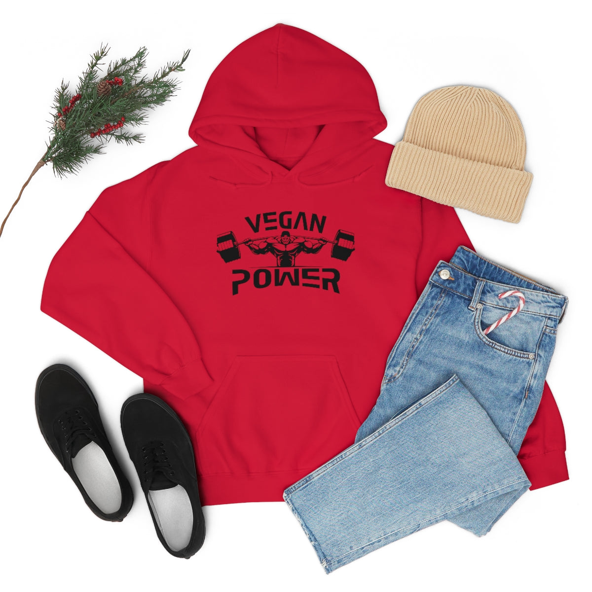 Vegan Power - Unisex Heavy Blend™ Hooded Sweatshirt