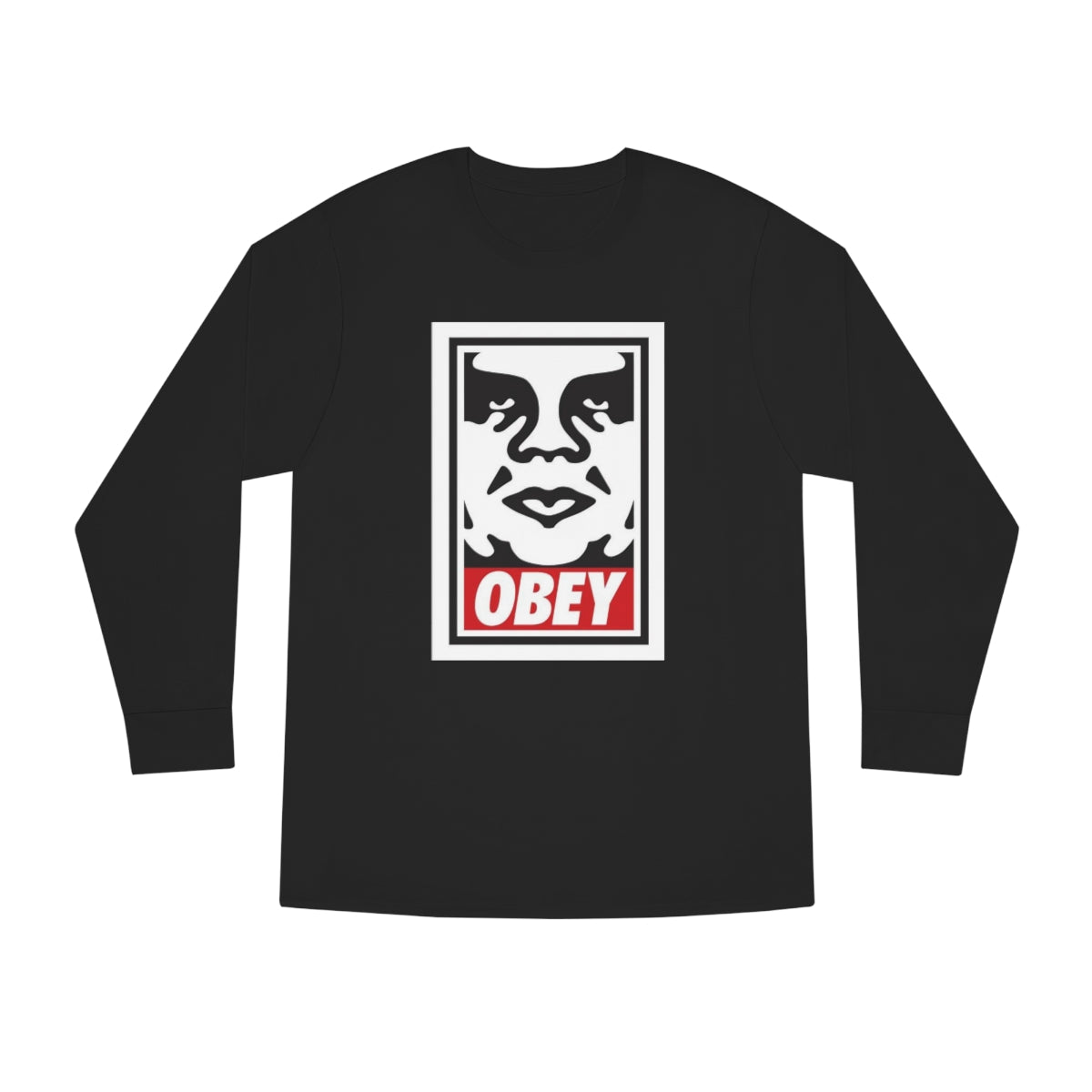 Shepard Eurey's "Obey" - Long Sleeve Crewneck Tee