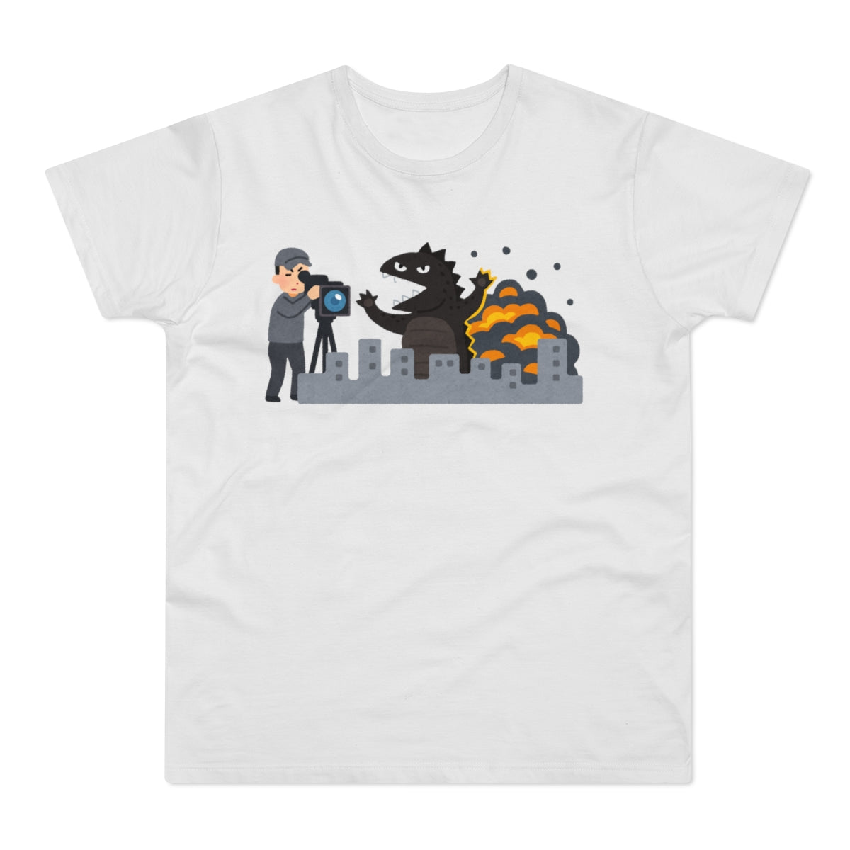 Gawdzilla On Set - Single Jersey Men's T-shirt