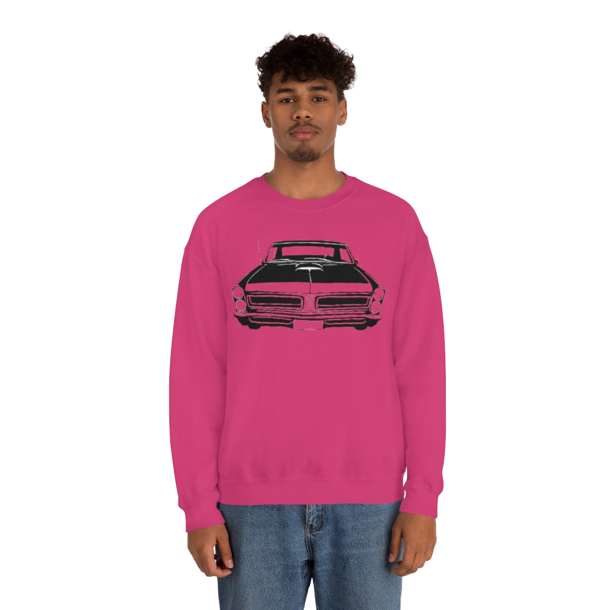 Muscle Car - Unisex Heavy Blend™ Crewneck Sweatshirt