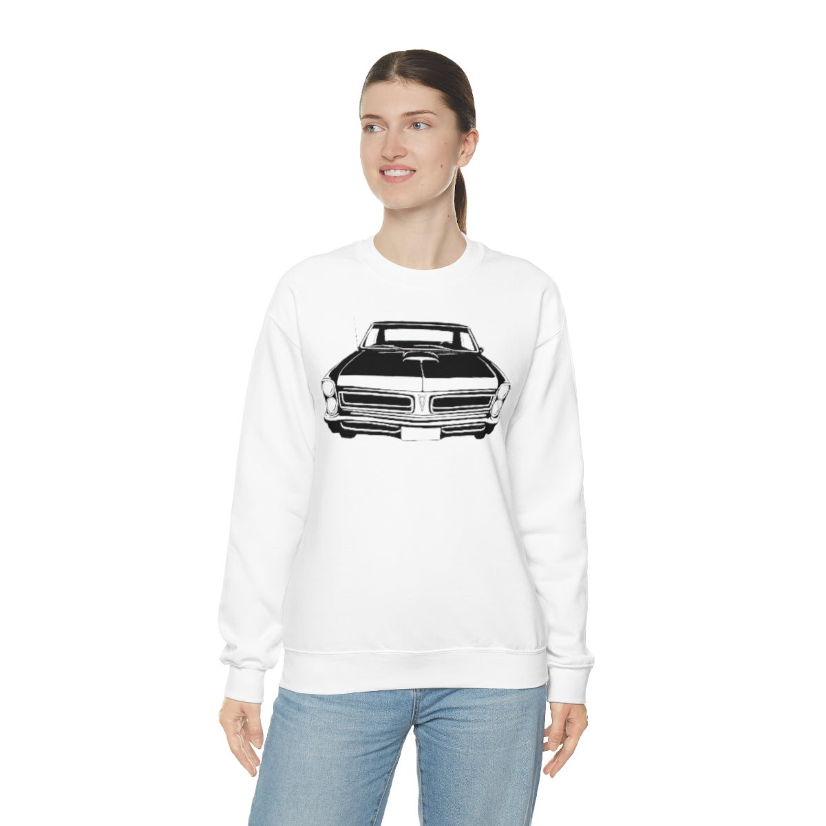 Muscle Car - Unisex Heavy Blend™ Crewneck Sweatshirt