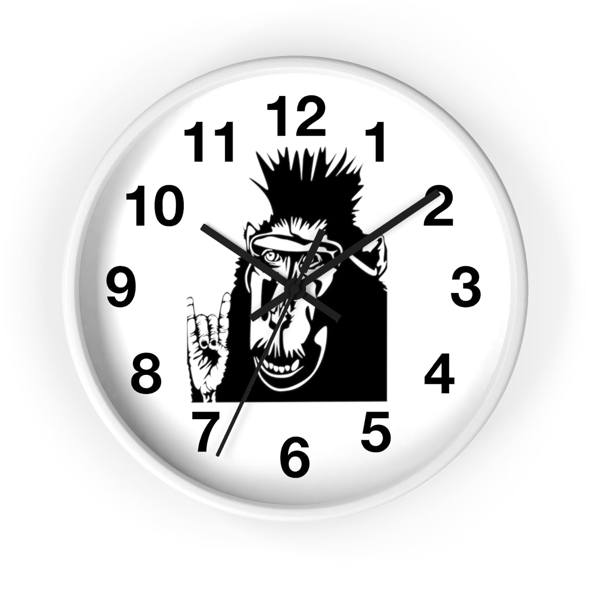 Rock Monkey - Wall clock