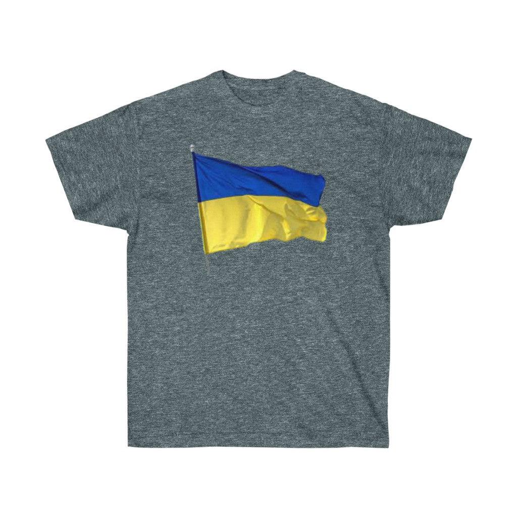 Ukraine Flag Unisex Ultra Cotton Tee