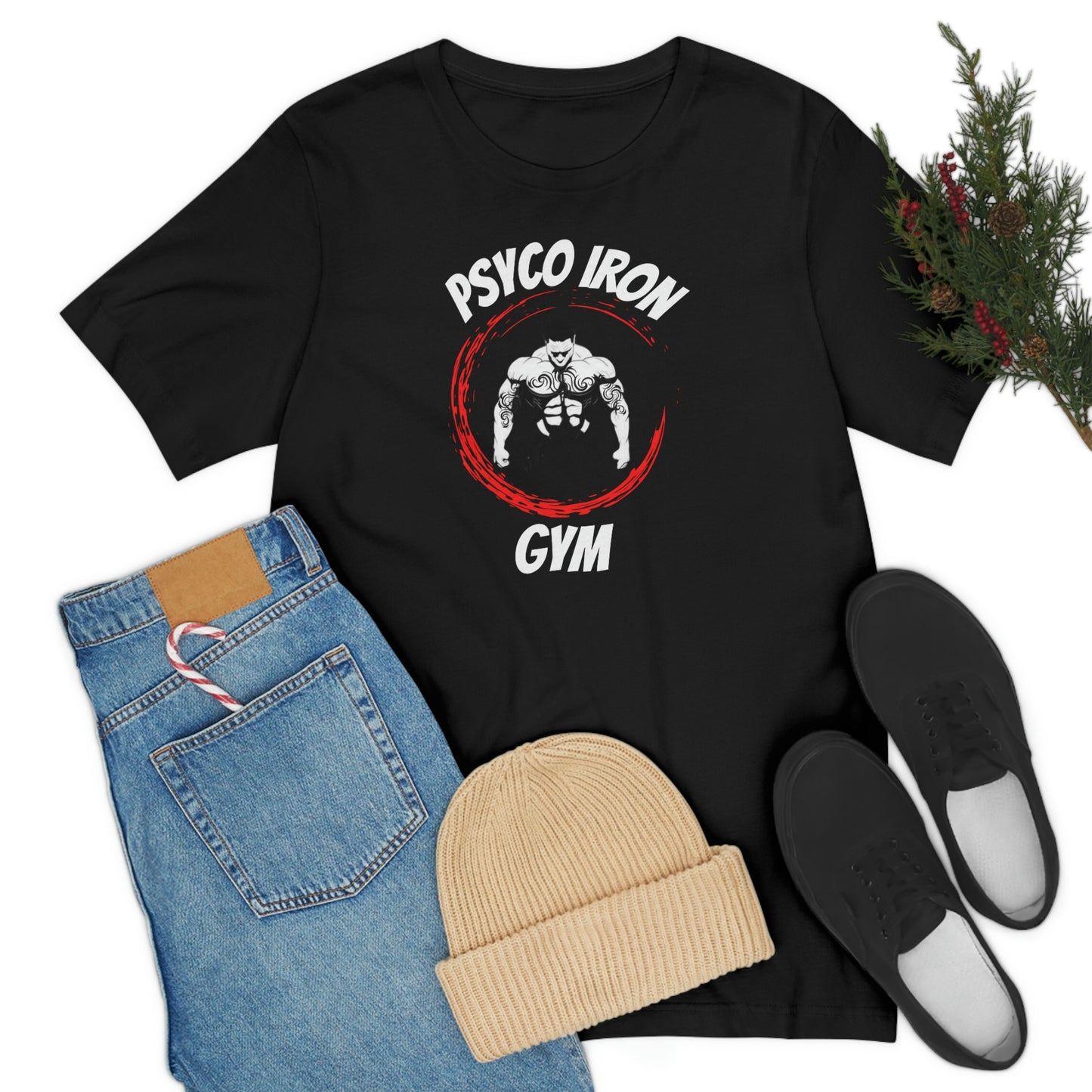 Psyco Iron Gym  - Jersey Short Sleeve Tee