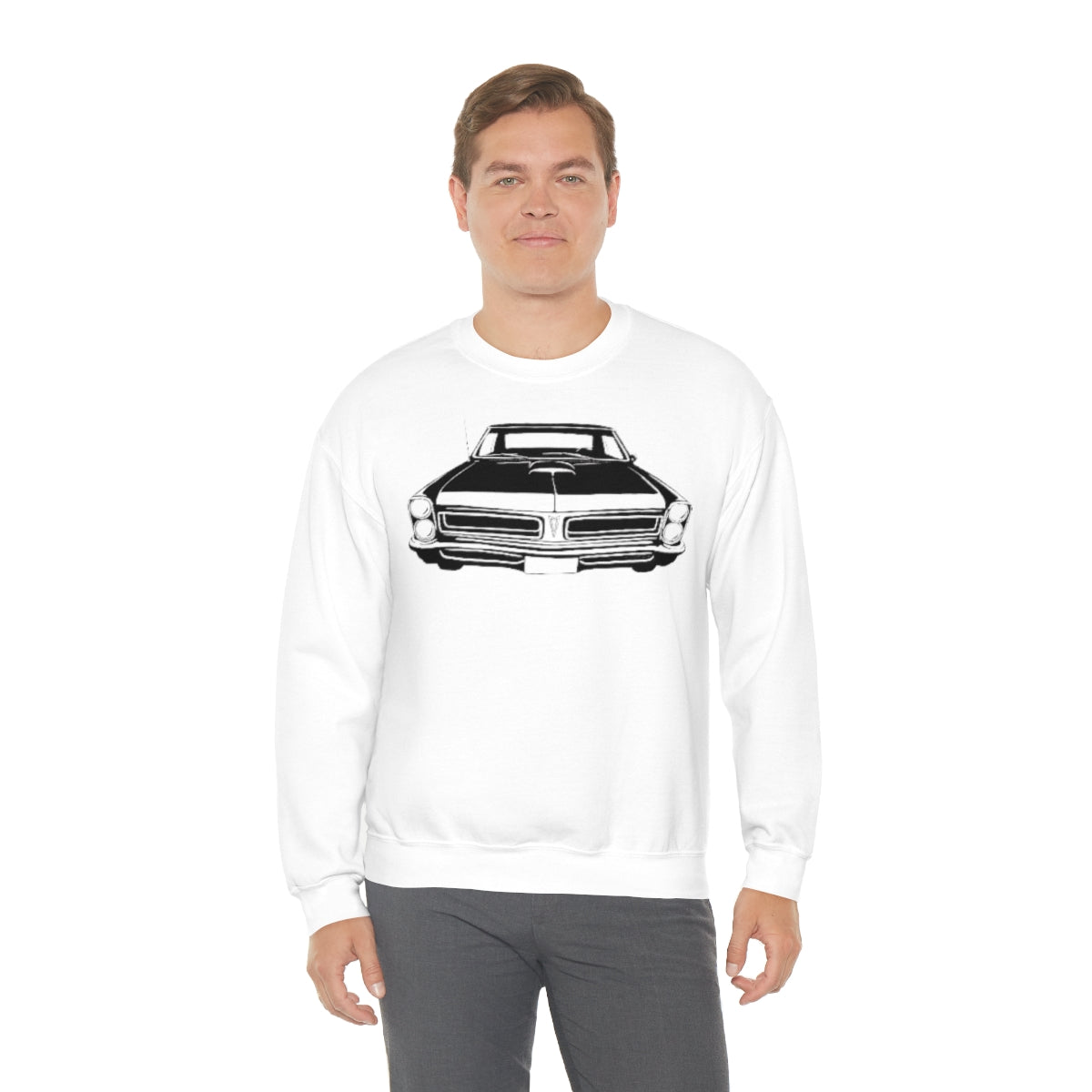 Muscle Car - Unisex Heavy Blend™ Crewneck Sweatshirt