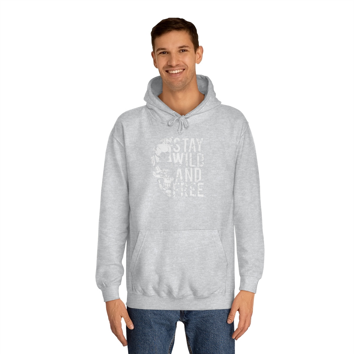 Stay Wild and Free - Unisex College Hoodie