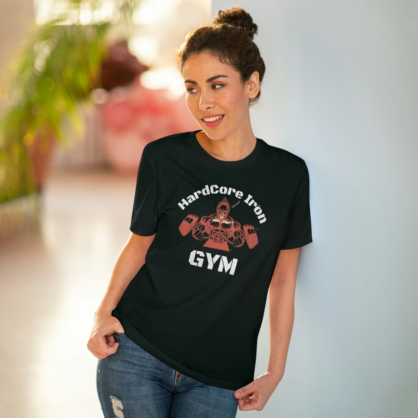 Hardcore Iron Gym -Organic Creator T-shirt - Unisex