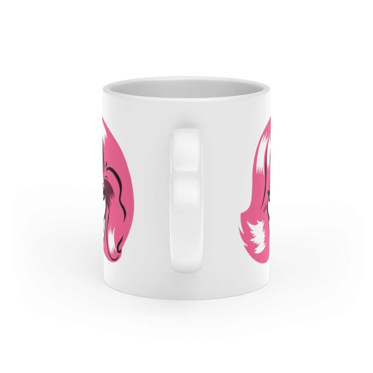 Pride in Pink - Heart-Shaped Mug