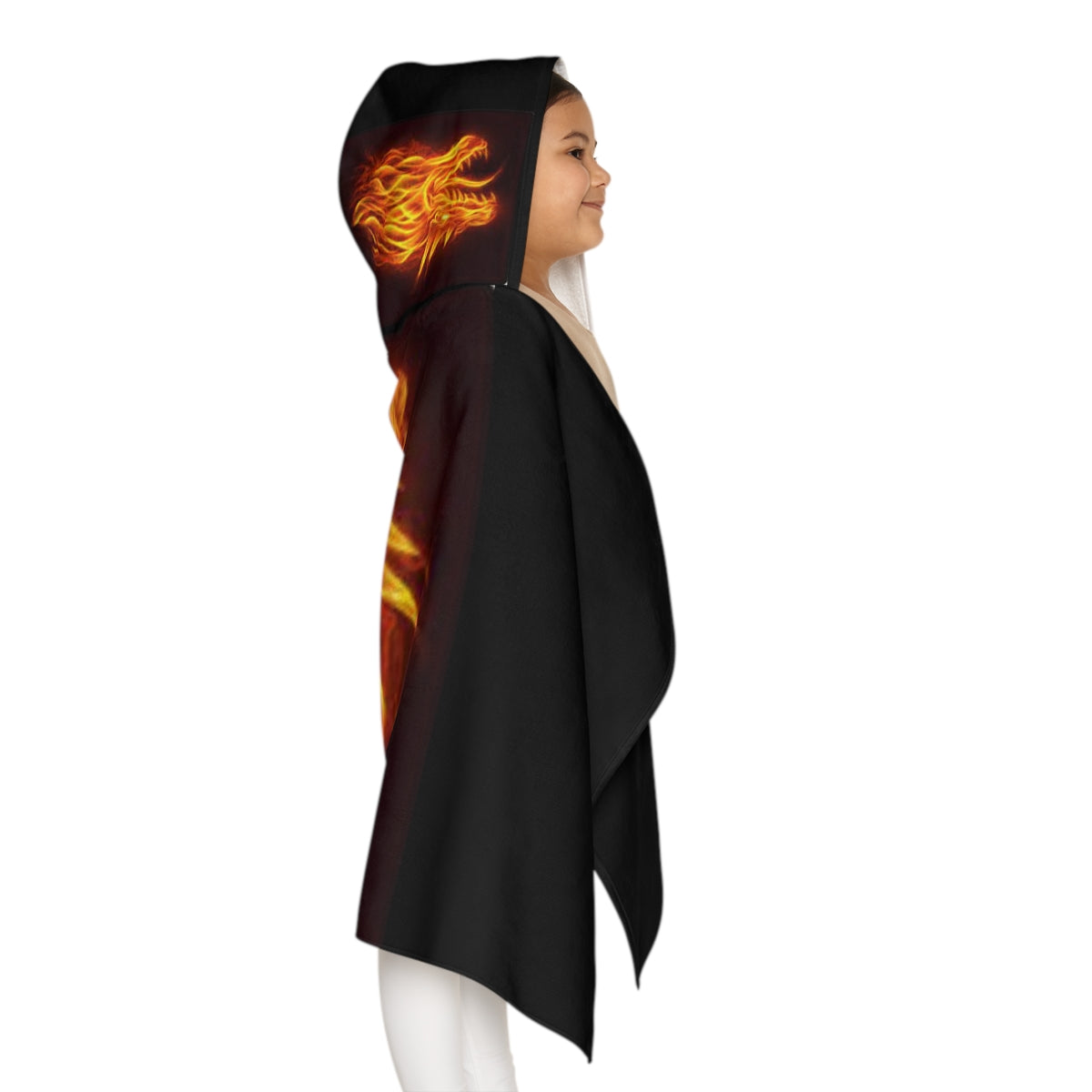 Fire Dragon - Youth Hooded Towel