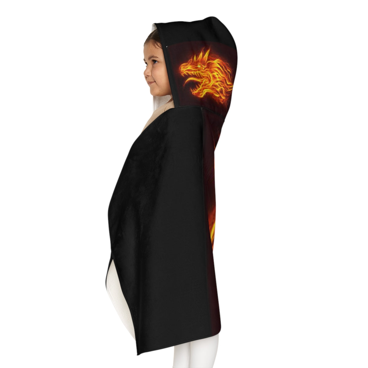 Fire Dragon - Youth Hooded Towel