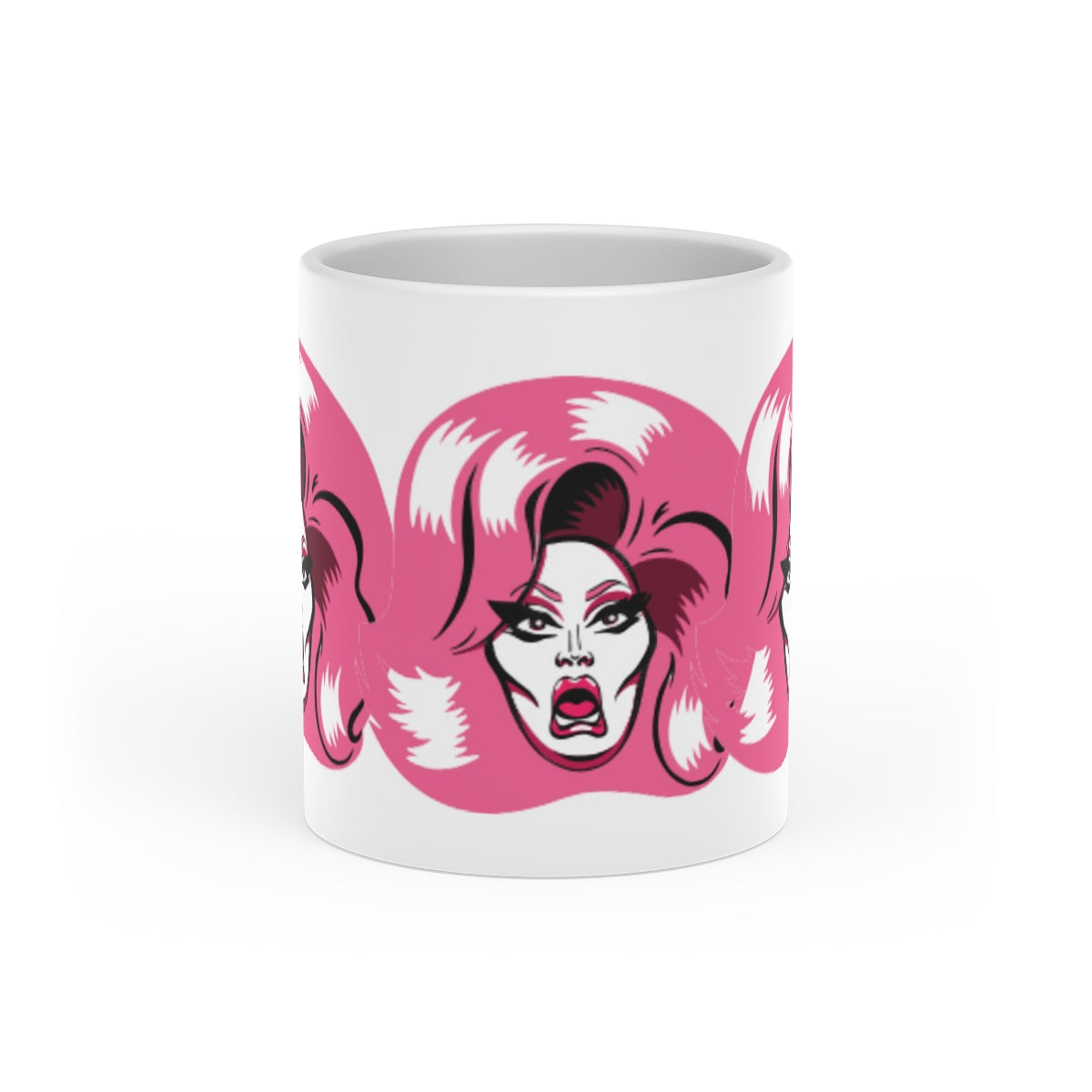 Pride in Pink - Heart-Shaped Mug