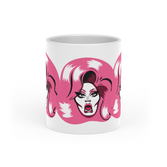 Pride in Pink - Heart-Shaped Mug