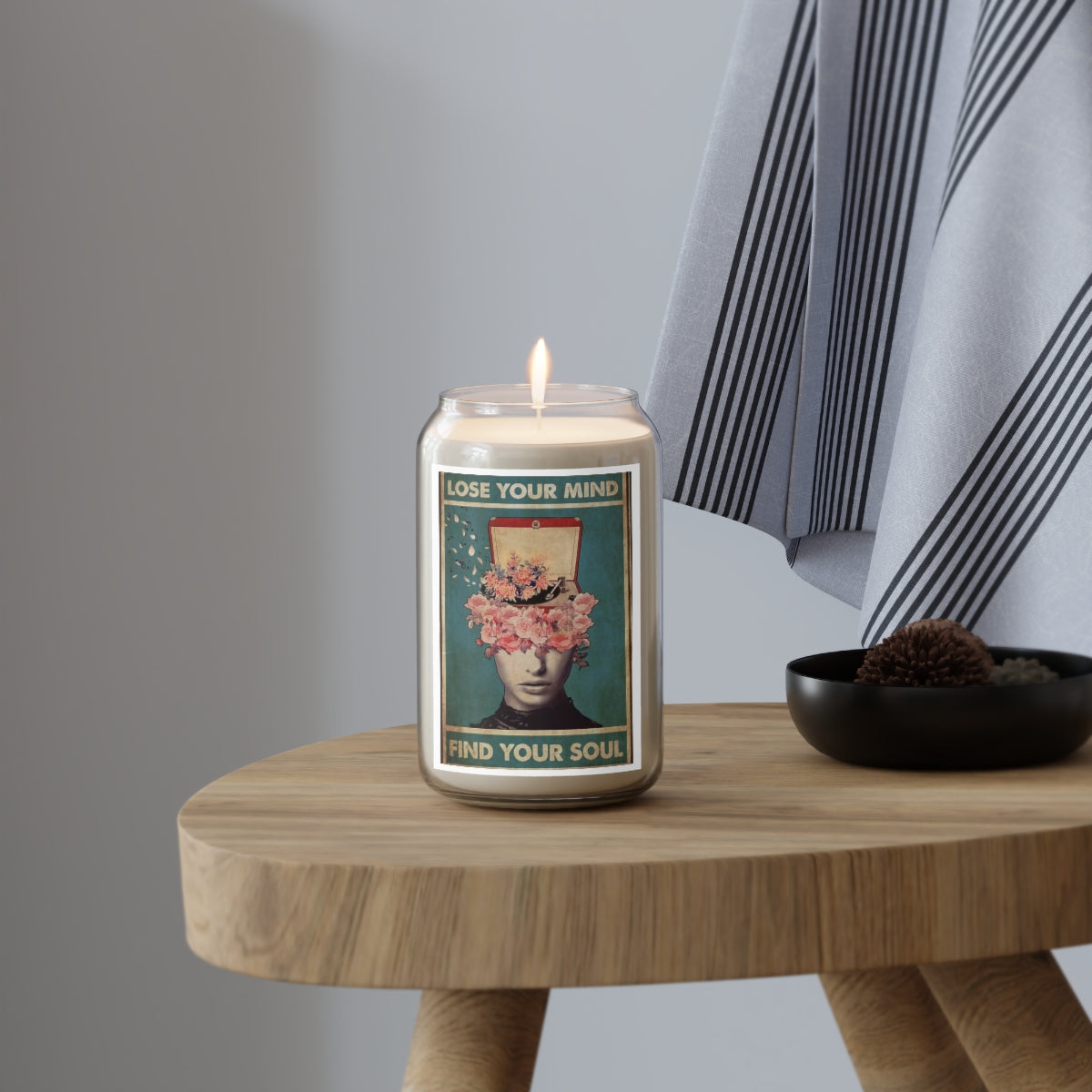 Lose Your Mind, Find Your Soul - Scented Candle, 13.75oz