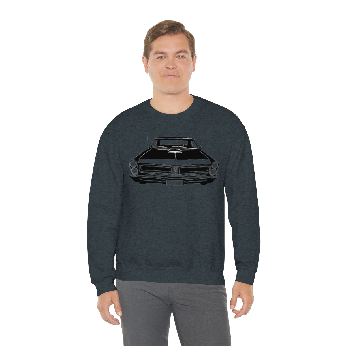 Muscle Car - Unisex Heavy Blend™ Crewneck Sweatshirt