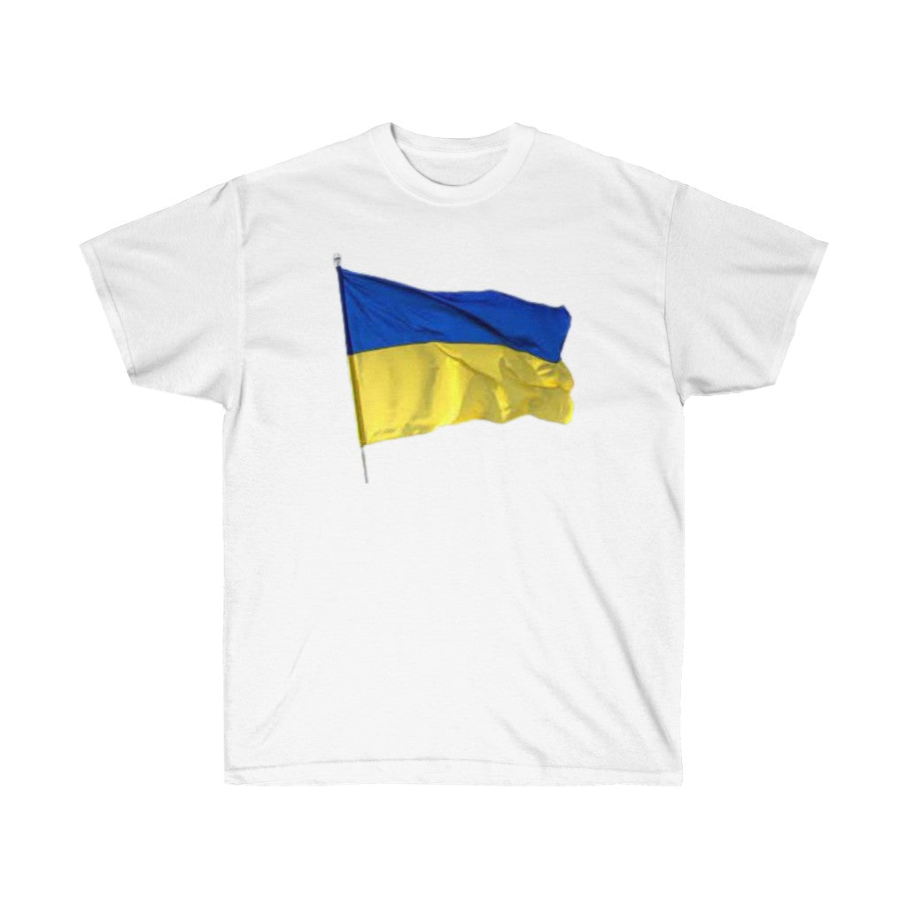 Ukraine Flag Unisex Ultra Cotton Tee