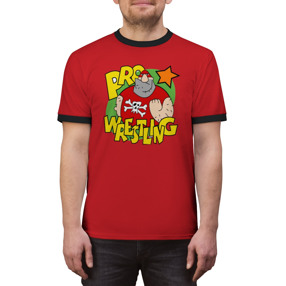 Pro Wrestling - Unisex Ringer Tee