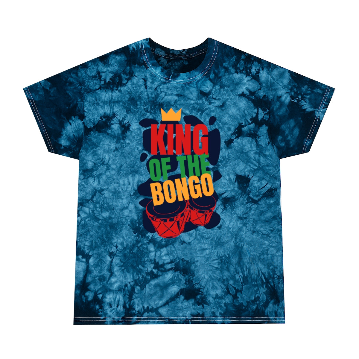 King Of The Bongo - Tie-Dye Tee, Crystal