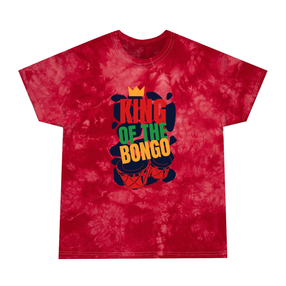 King Of The Bongo - Tie-Dye Tee, Crystal