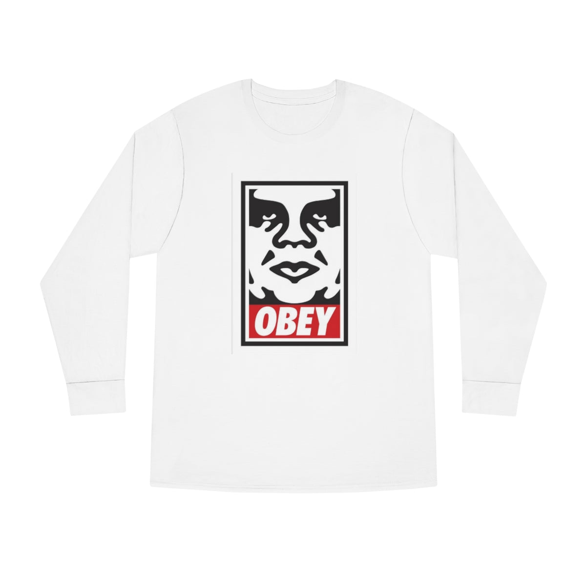 Shepard Eurey's "Obey" - Long Sleeve Crewneck Tee