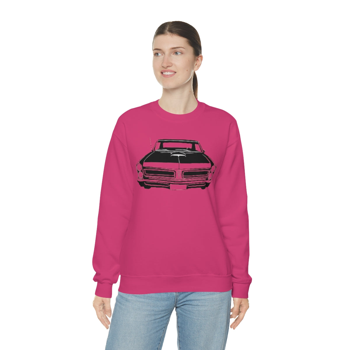 Muscle Car - Unisex Heavy Blend™ Crewneck Sweatshirt