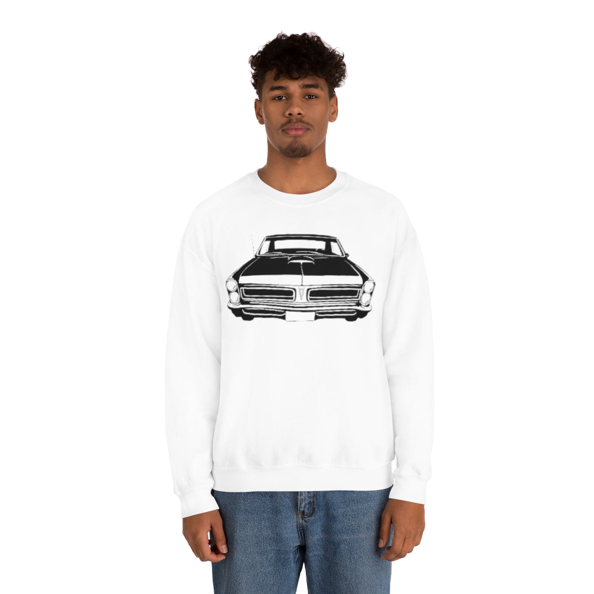 Muscle Car - Unisex Heavy Blend™ Crewneck Sweatshirt