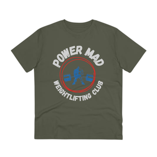 Power Mad Weightlifting Club - Organic Creator T-shirt - Unisex