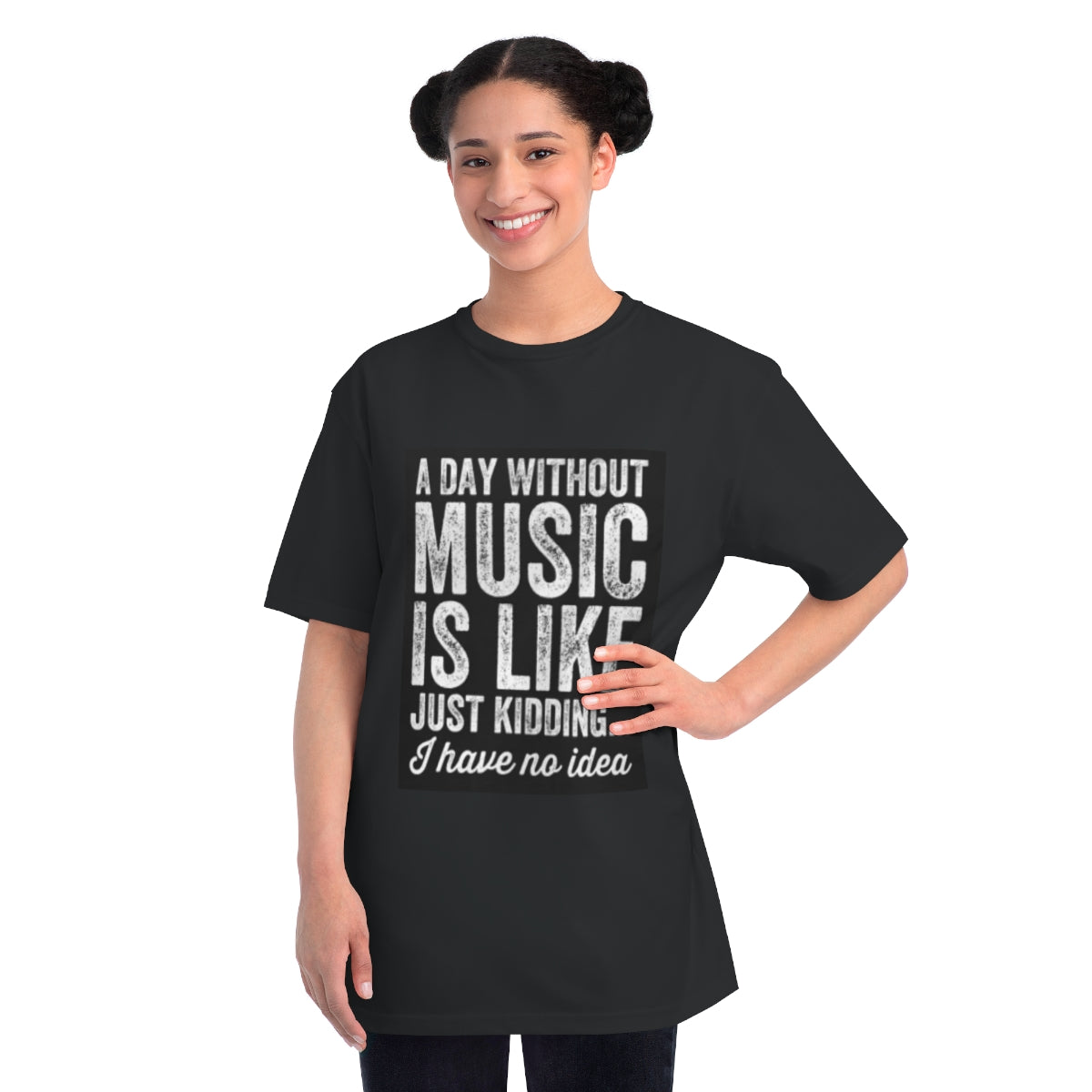 A Day Without Music... - Organic Unisex Classic T-Shirt