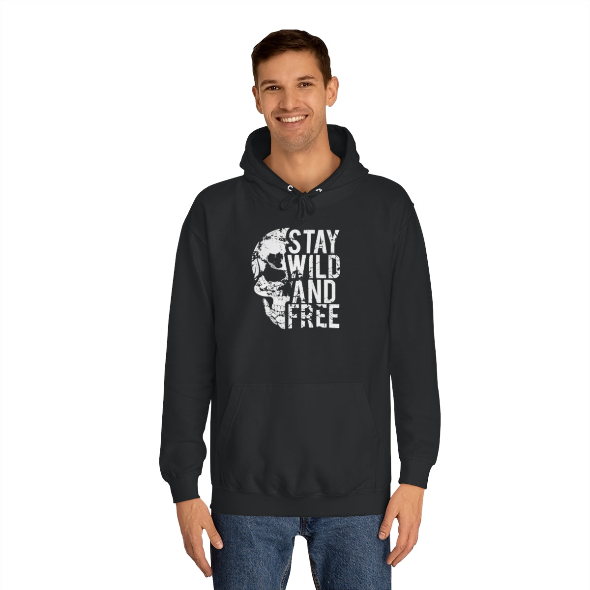 Stay Wild and Free - Unisex College Hoodie