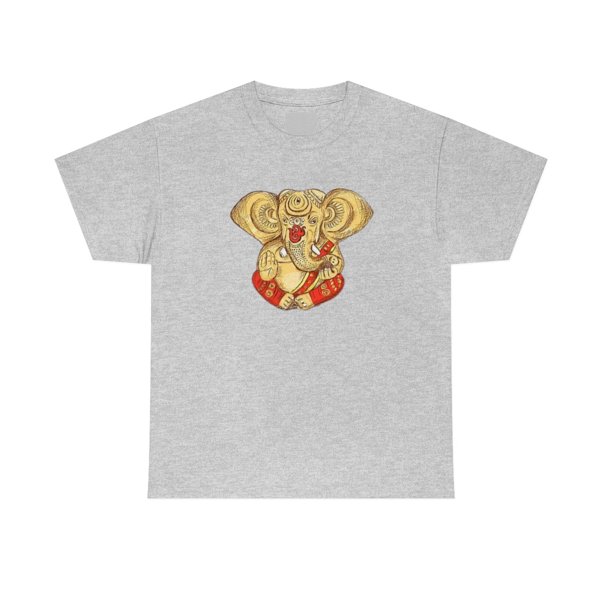 Hindu God Lord Ganesh - Unisex Heavy Cotton Tee