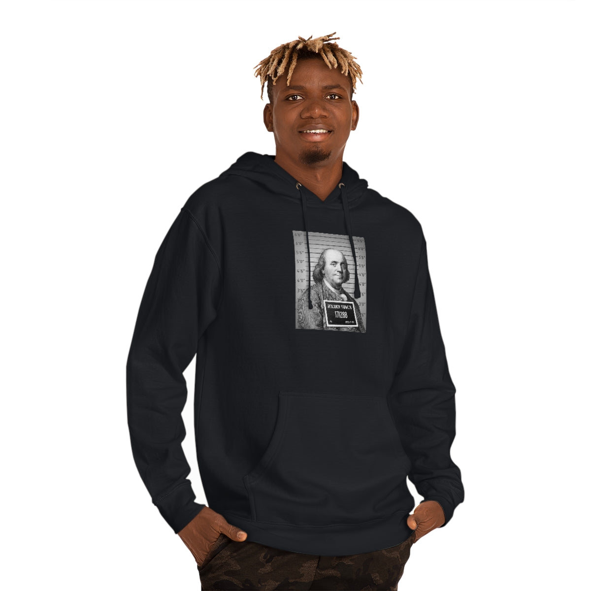 Ben Mugshot - Unisex Hooded Sweatshirt