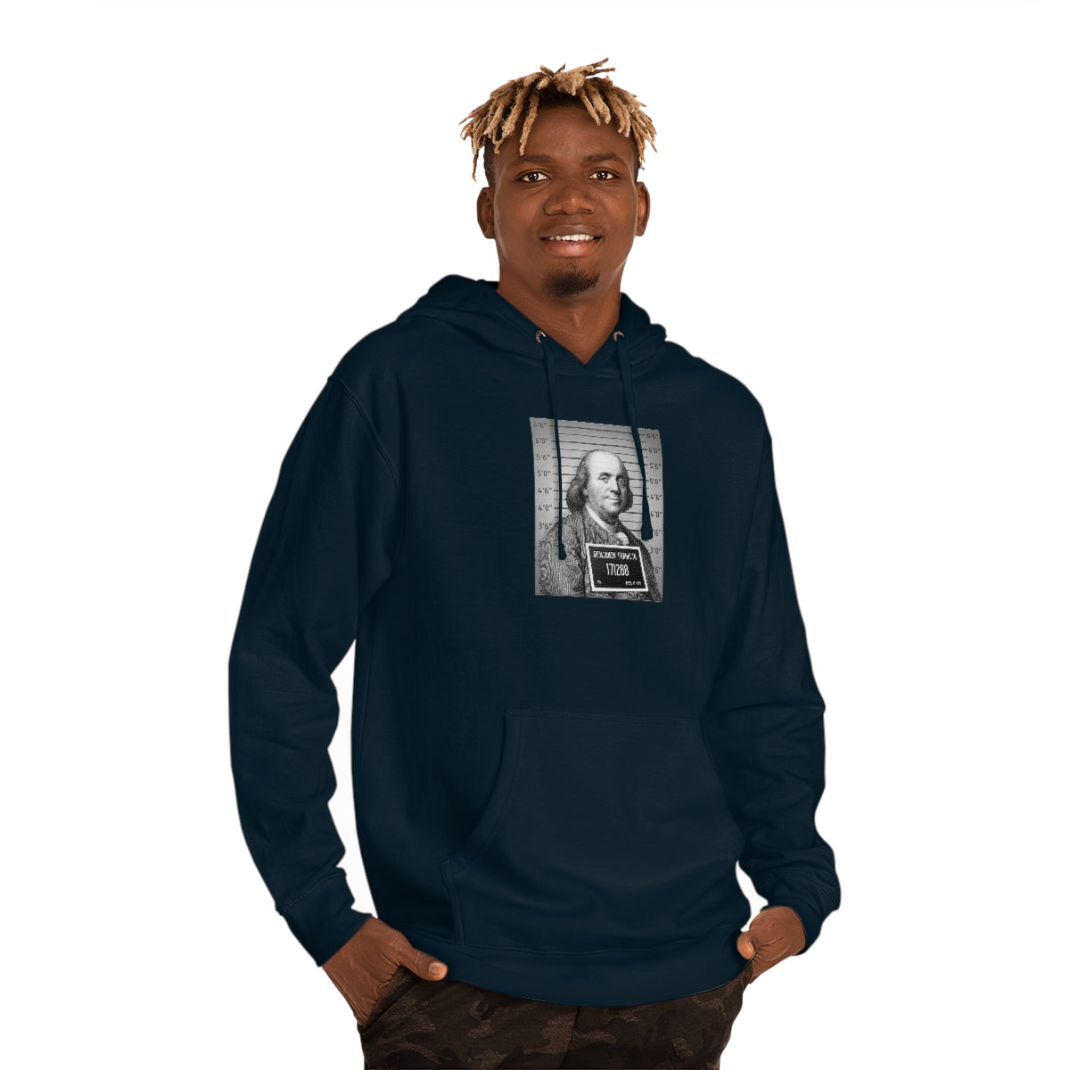 Ben Mugshot - Unisex Hooded Sweatshirt