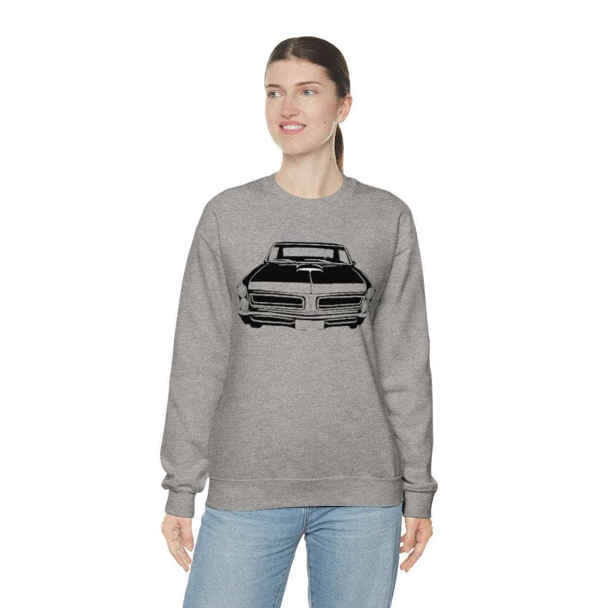 Muscle Car - Unisex Heavy Blend™ Crewneck Sweatshirt