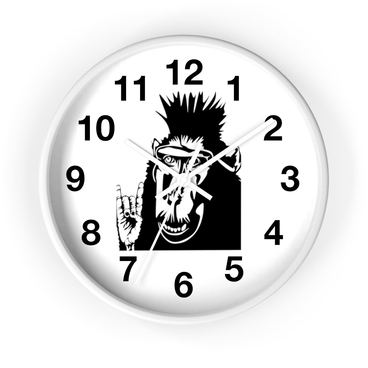 Rock Monkey - Wall clock