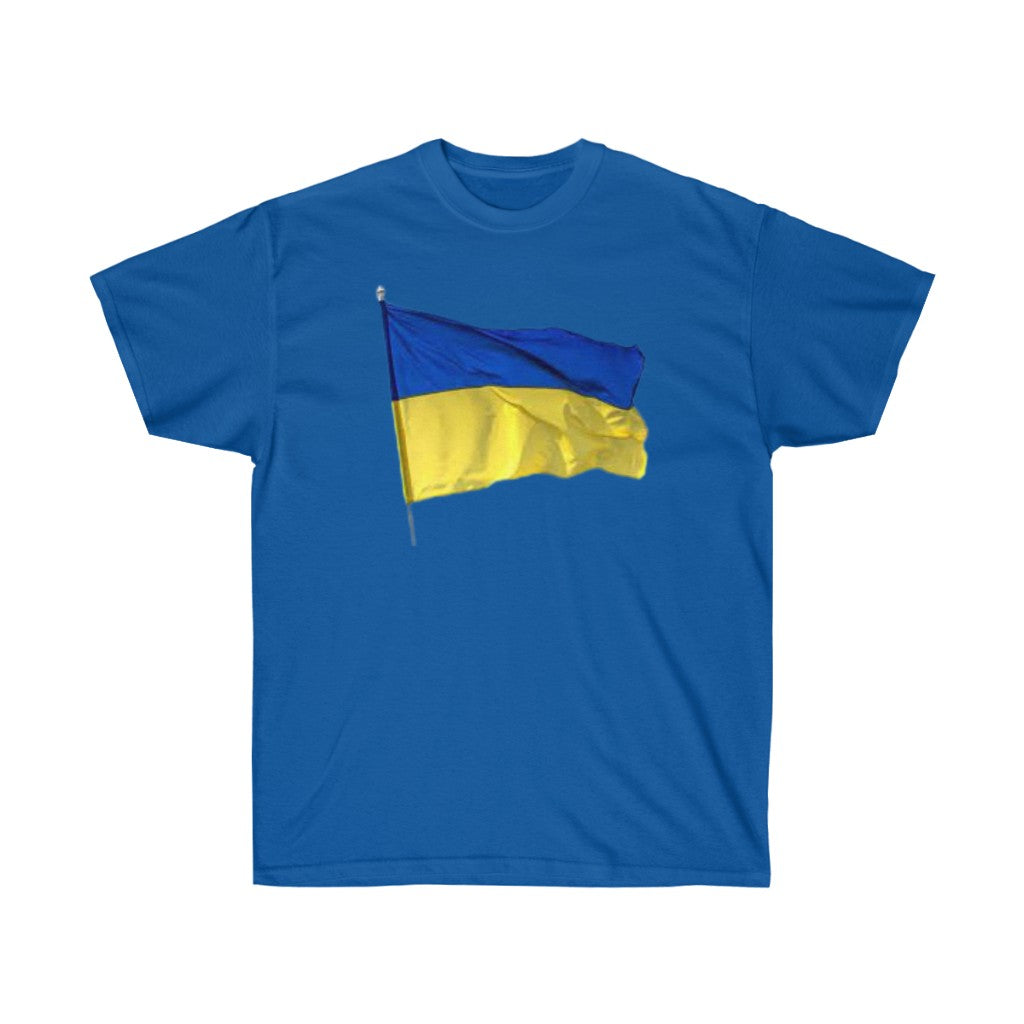 Ukraine Flag Unisex Ultra Cotton Tee