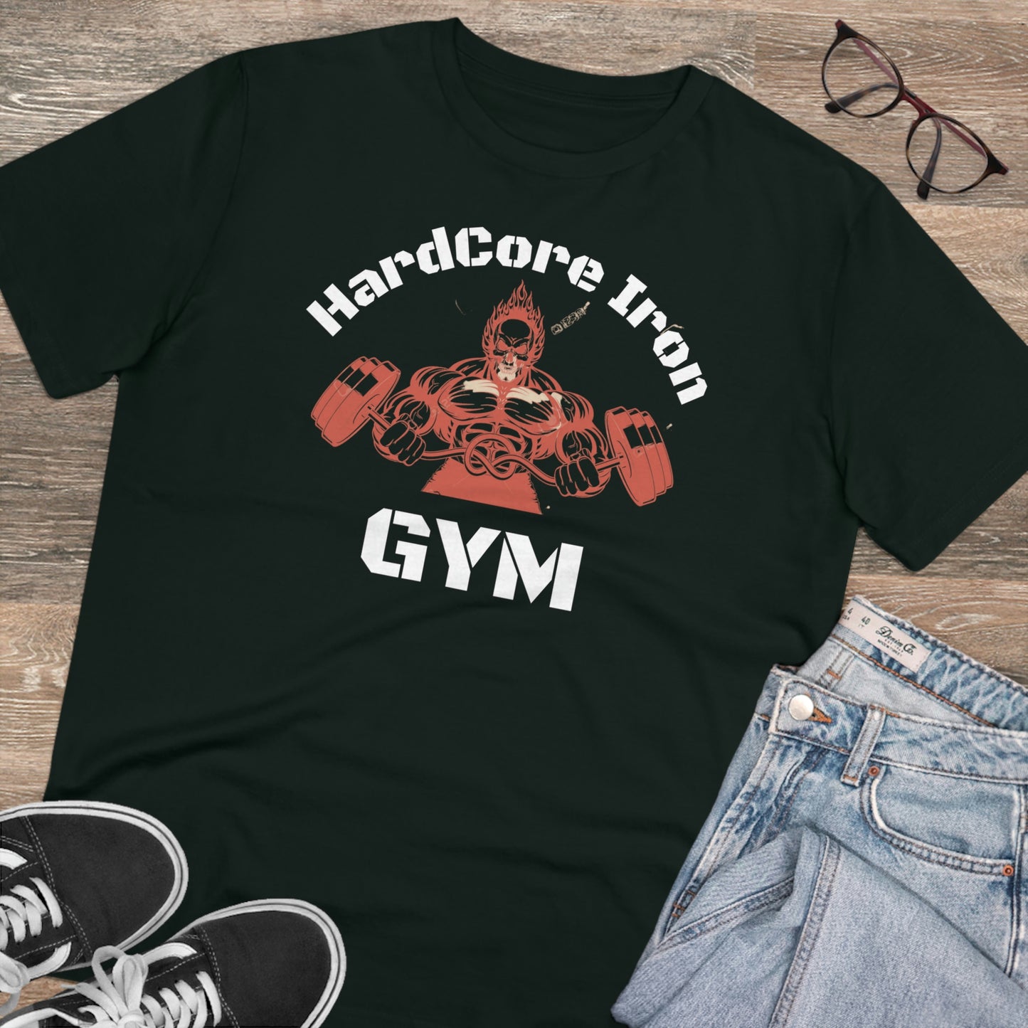 Hardcore Iron Gym -Organic Creator T-shirt - Unisex