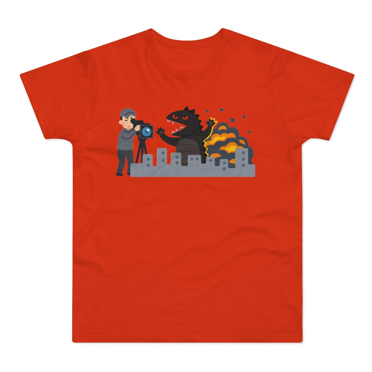 Gawdzilla On Set - Single Jersey Men's T-shirt