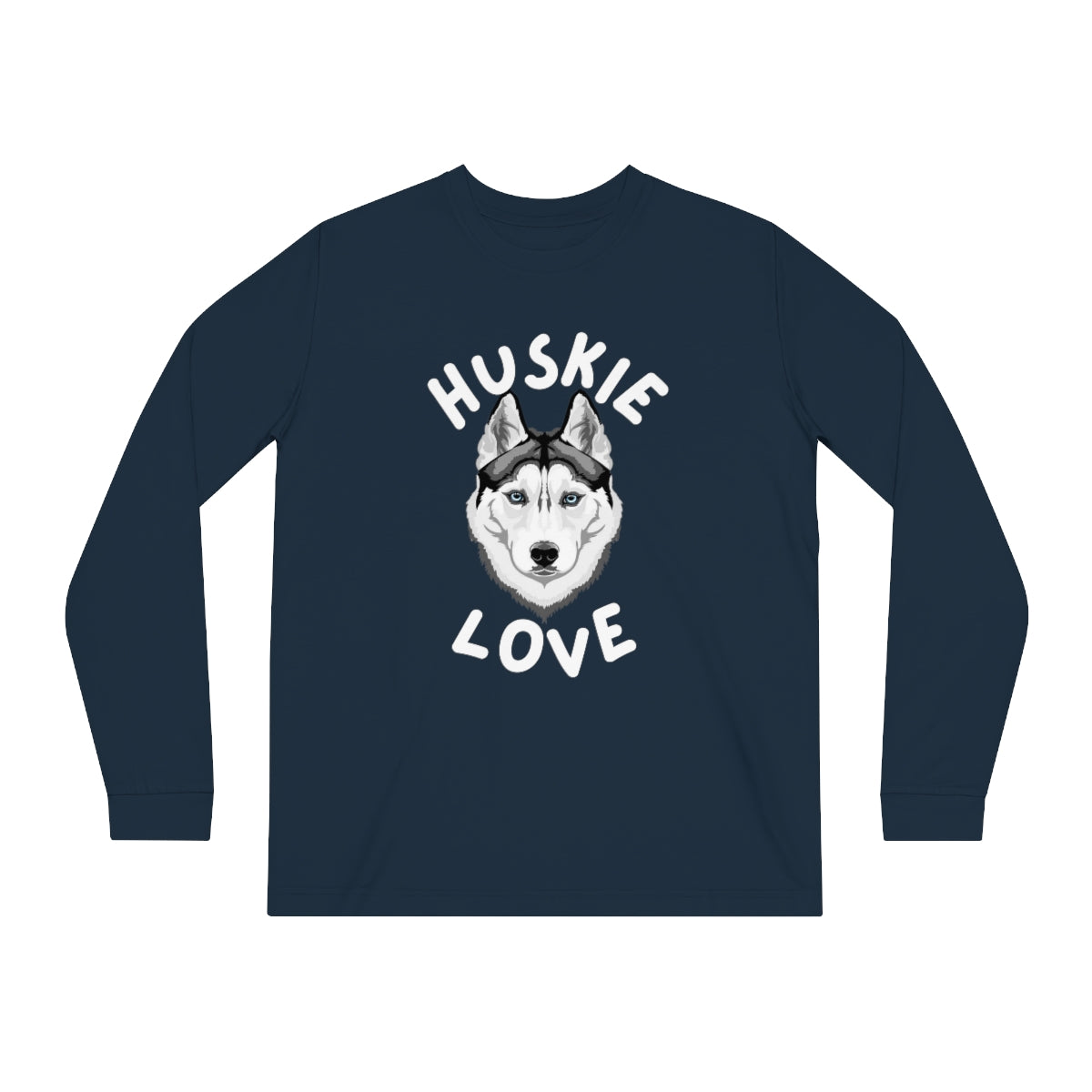 Huskie Love - Unisex Shifts Dry Organic Long Sleeve Tee