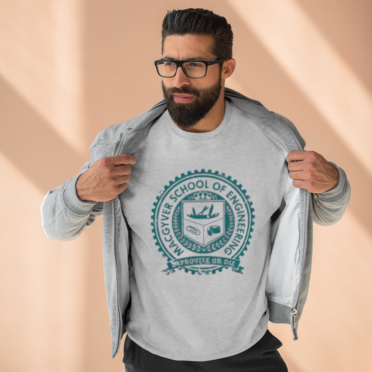 McGyver School of Engineering - Unisex Premium Crewneck Sweatshirt