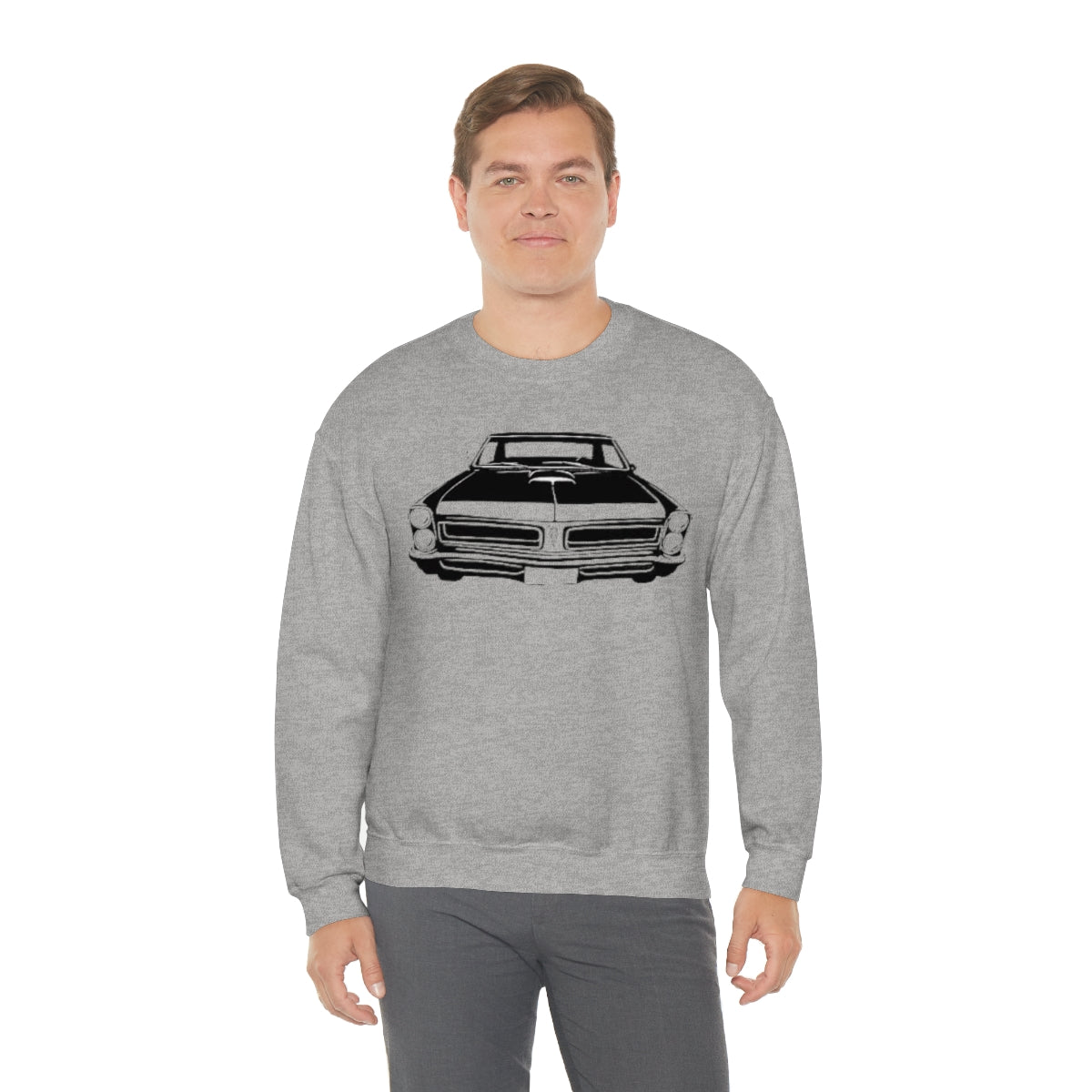 Muscle Car - Unisex Heavy Blend™ Crewneck Sweatshirt