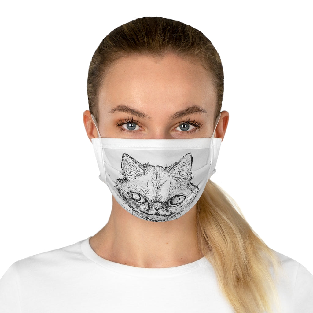 Cat with no name - Cotton Face Mask (EU)