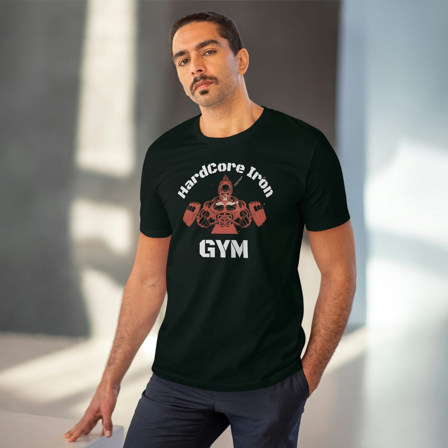 Hardcore Iron Gym -Organic Creator T-shirt - Unisex