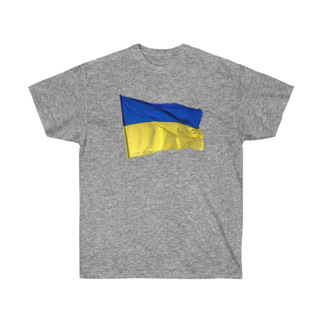 Ukraine Flag Unisex Ultra Cotton Tee