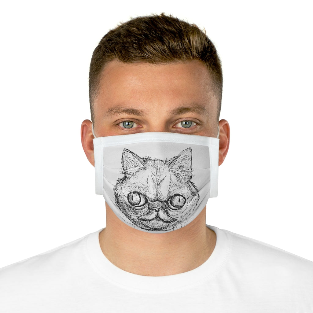 Cat with no name - Cotton Face Mask (EU)